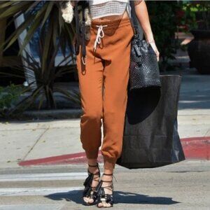 Wilfred Buffon Pants Relaxed Jogger Trousers in Rust